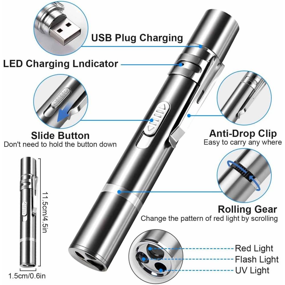 Jouets pour chats-Jouet Interactif LED Intelligent USB Rechargeable pour Chats et Chiens- Living123 - Image 2