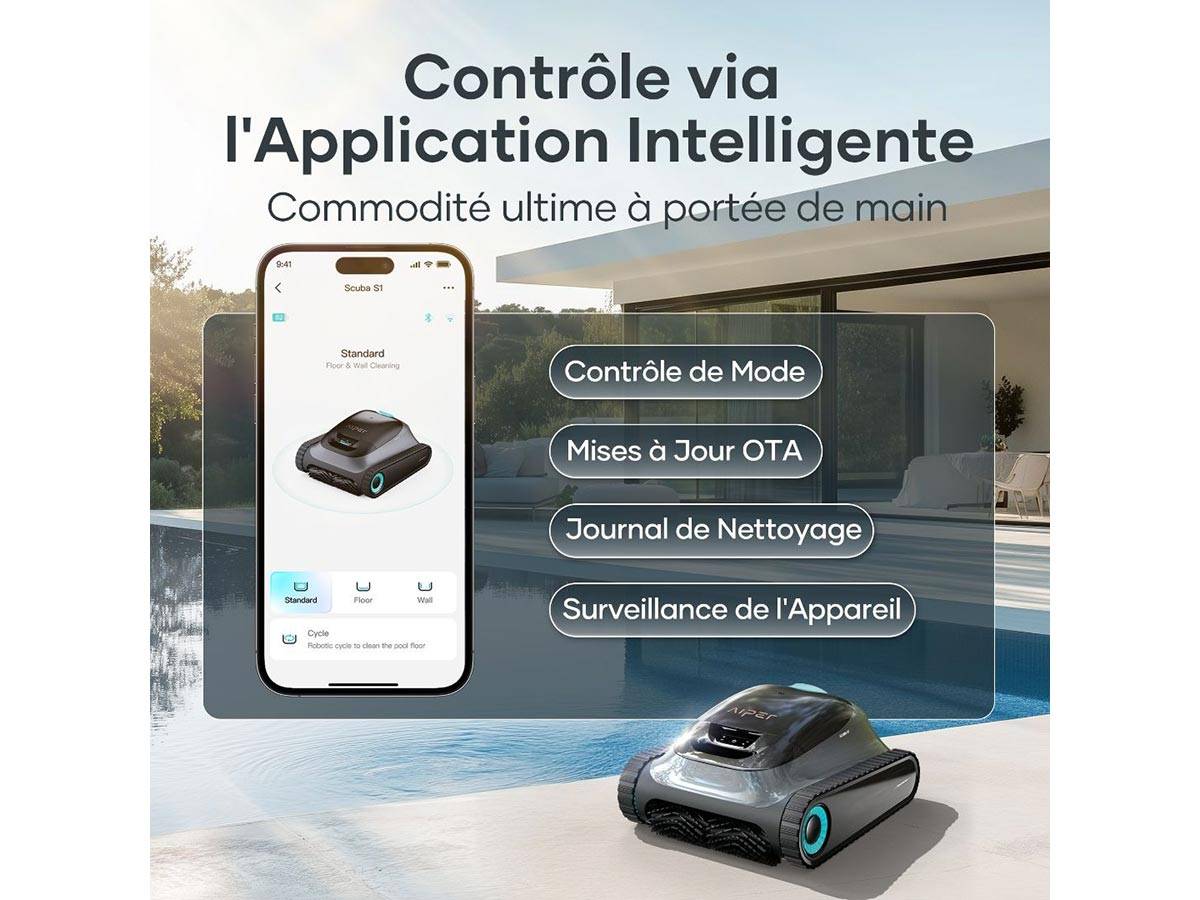 Robot de piscine sans fil Scuba S1 - Aiper - Image 9