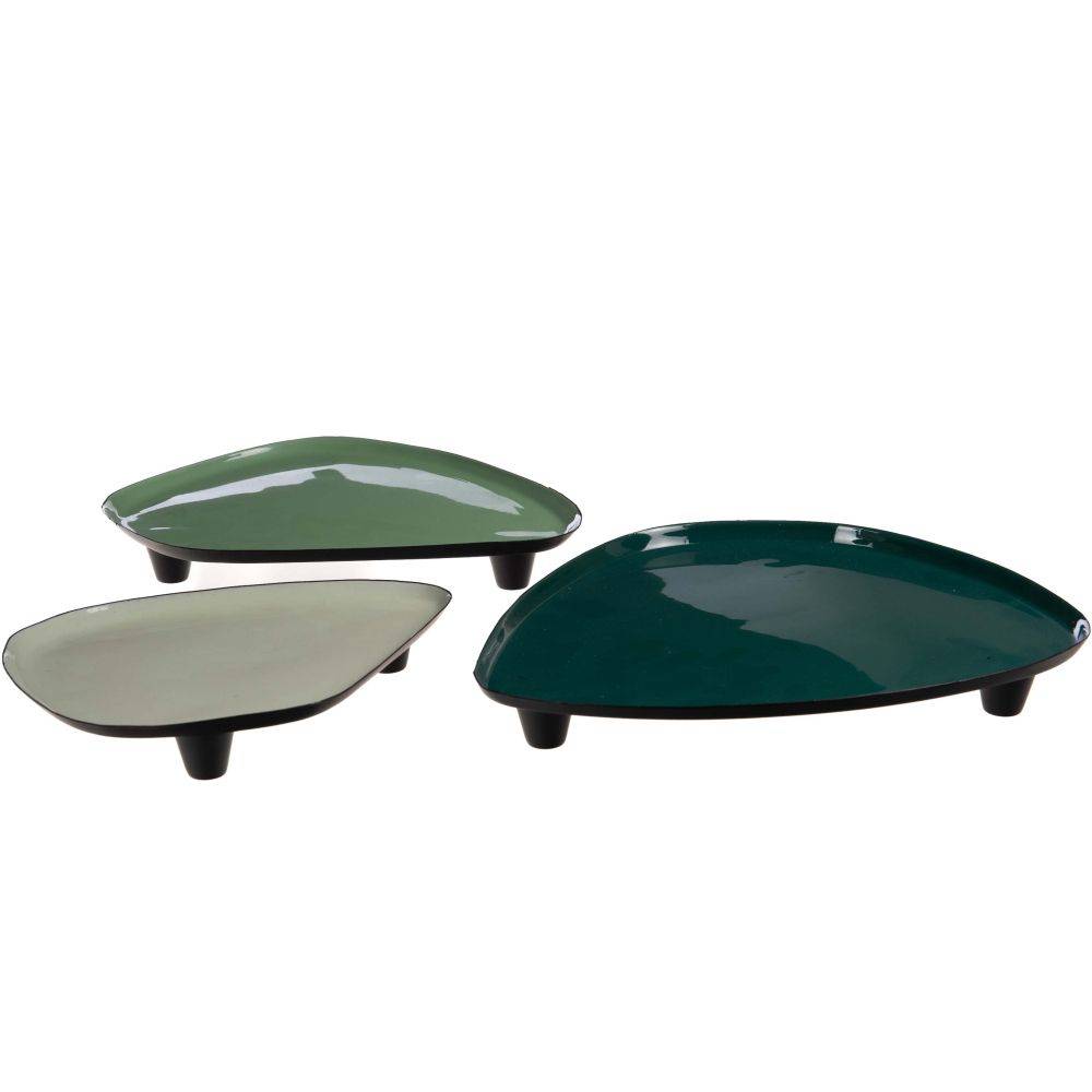 Amadeus - Plateaux en métal coloré Altitude (Lot de 3) Amadeus - Imagen 2