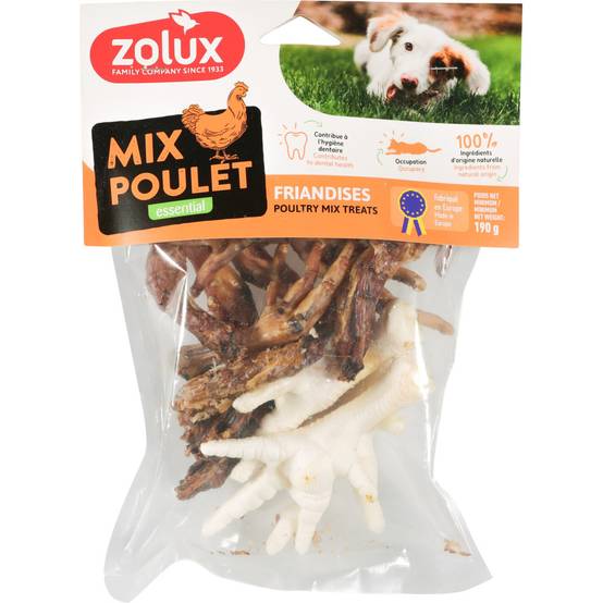 Zolux - Friandises naturelles mix au poulet 190 g pour chien - Image 1