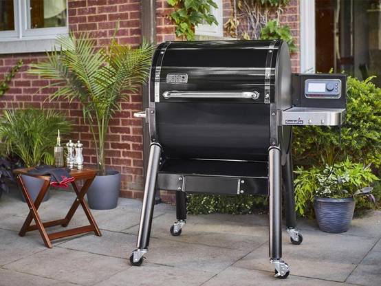 Weber - Barbecue à pellets Smokefire EX4 GBS + Rôtissoire - Weber - Image 2
