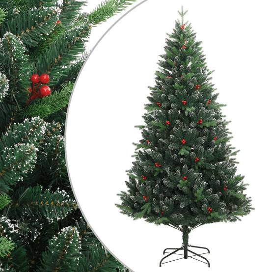 Lot De 32 Baies Rouges Artificielles 15,2 Cm Pour Sapin Noël - Tiges Houx Décoration Festive