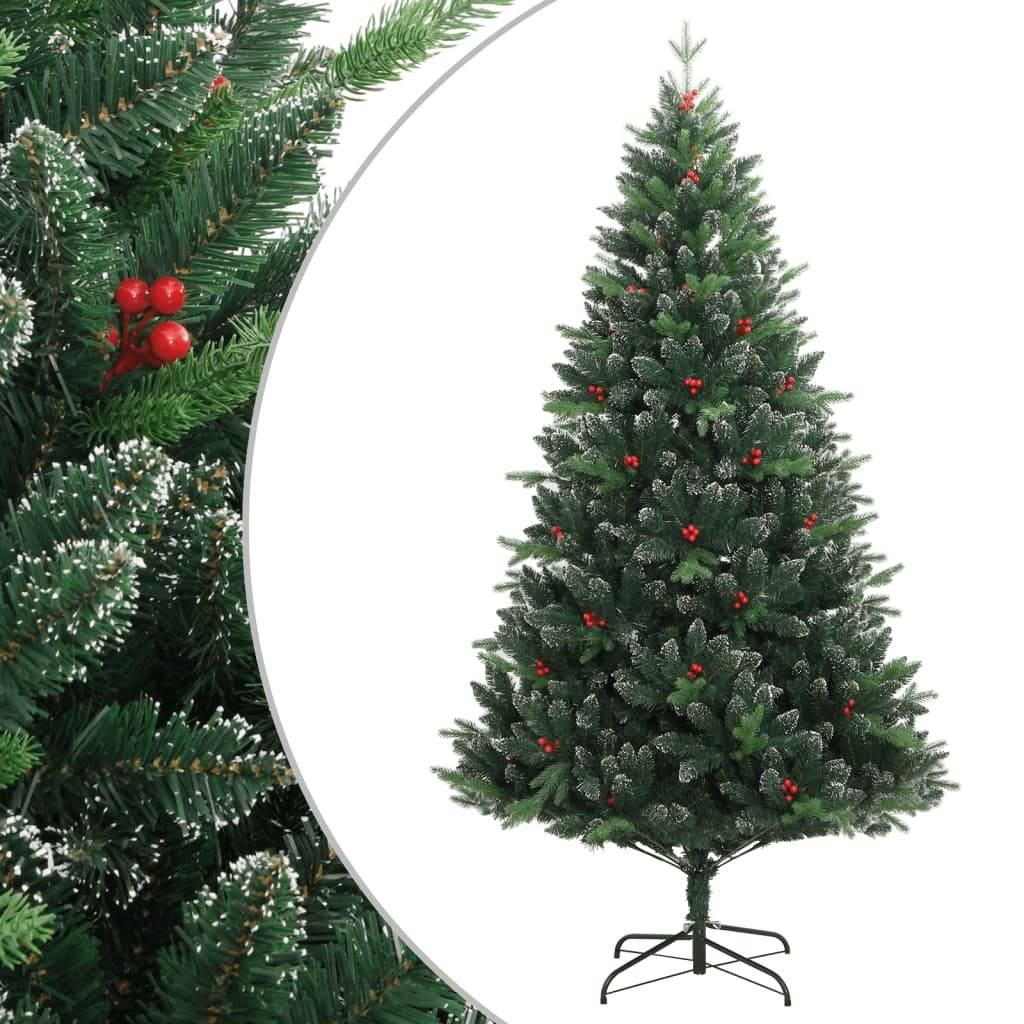 Lot De 32 Baies Rouges Artificielles 15,2 Cm Pour Sapin Noël - Tiges Houx Décoration Festive