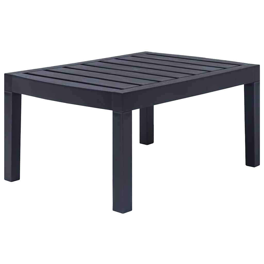 Vidaxl - Salon de jardin 3 pcs Plastique Anthracite vidaXL 45621 - Image 6