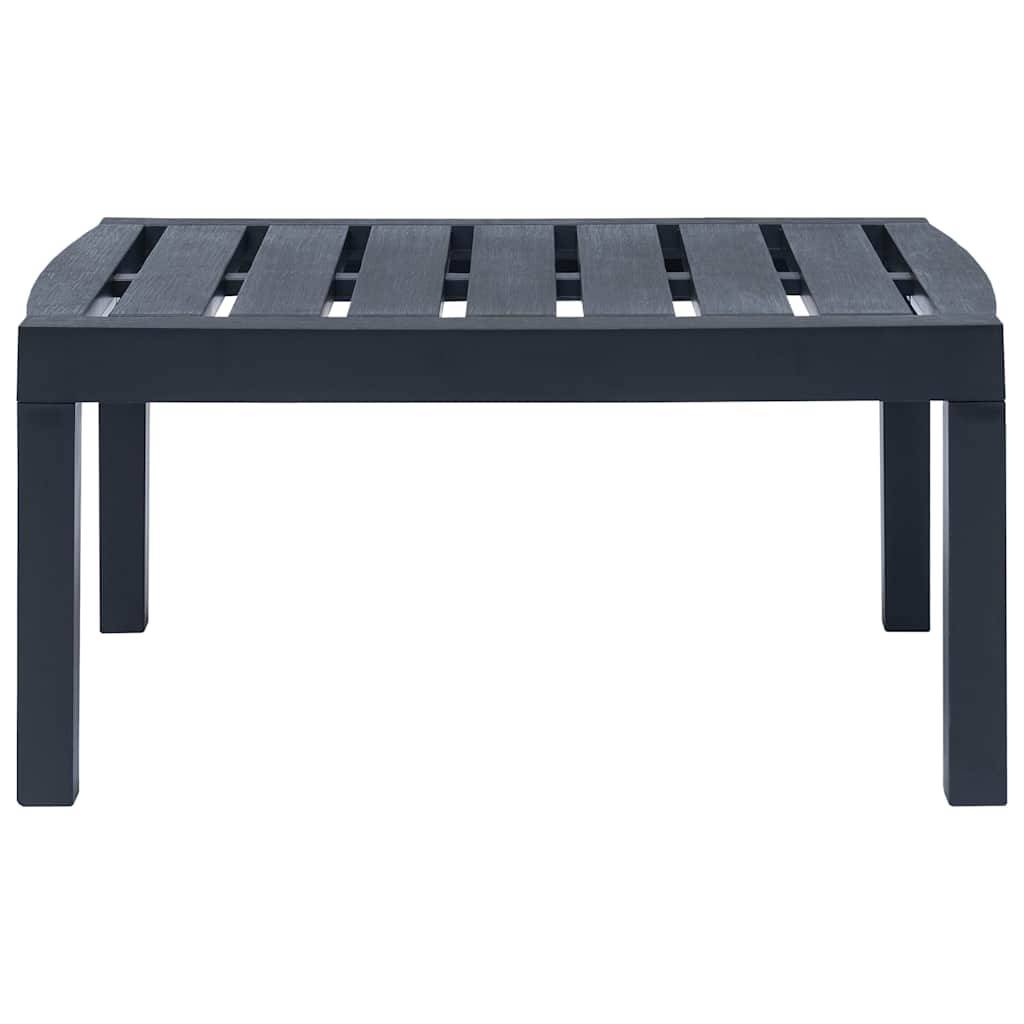 Vidaxl - Salon de jardin 3 pcs Plastique Anthracite vidaXL 45621 - Image 7