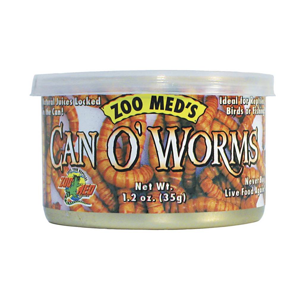Zoomed - Vers de farine de taille moyenne 35 g ZM-42E pour reptiles et petits animaux - Image 1