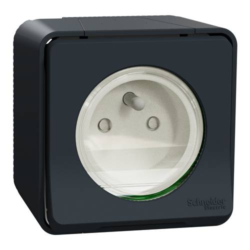 Schneider Electric - Prise de courant MUREVA STYL 2P+T connexion automatique IP55 - SCHNEIDER ELECTRIC - MUR35031 - Image 2