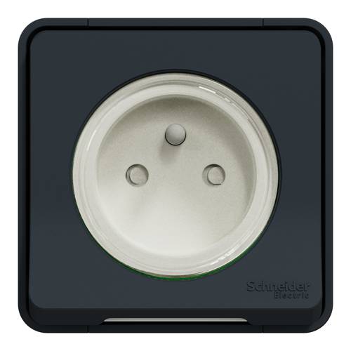 Schneider Electric - Prise de courant MUREVA STYL 2P+T connexion automatique IP55 - SCHNEIDER ELECTRIC - MUR35031 - Image 1