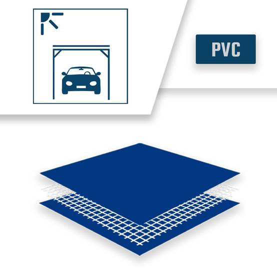 Bâche pour Carport Bleue 2x3 m XP640CP - Garantie 10 ans - Toile PVC étanche pour abri de voiture - Made in France TECPLAST - Imagen 4