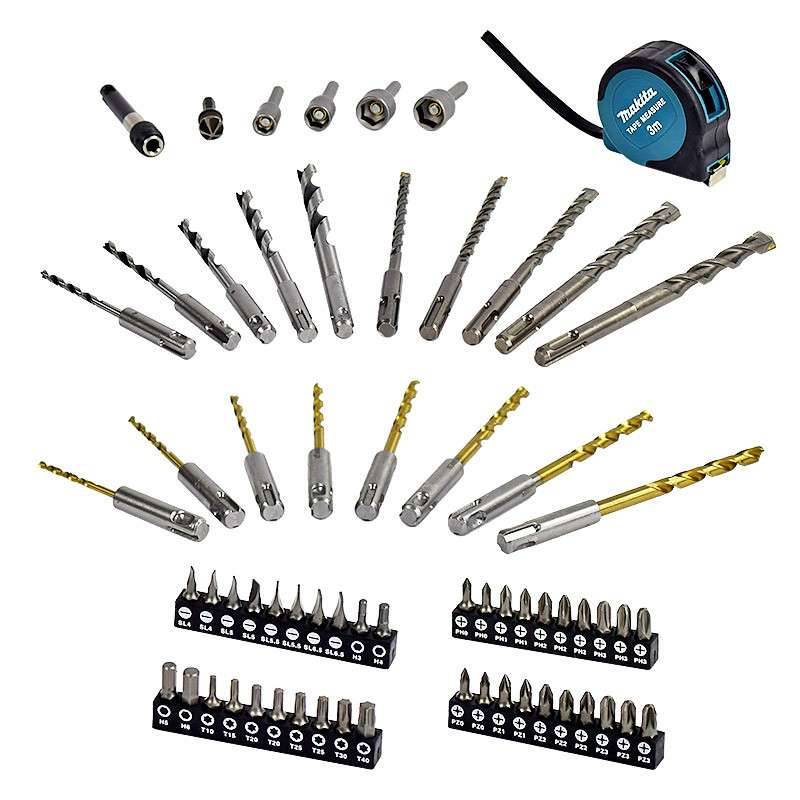 Makita - Coffret de Vissage-Perçage MAKITA B-69478 à emmanchement SDS-Plus en Mak-Pac (65 pièces) Makita - Imagen 2