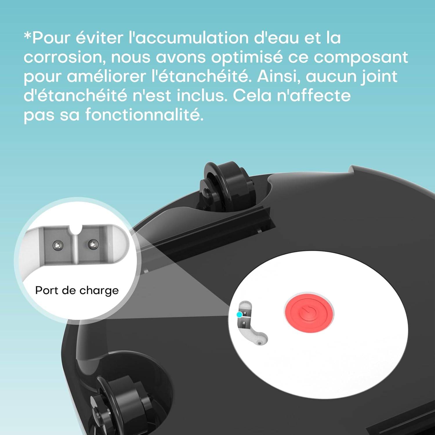 WYBOT - Robot Piscine Sans Fil WINNY 200 idéal pour Piscines Hors Sol ? Double Filtration, Autonomie 75 min, Léger et Compact - Image 8