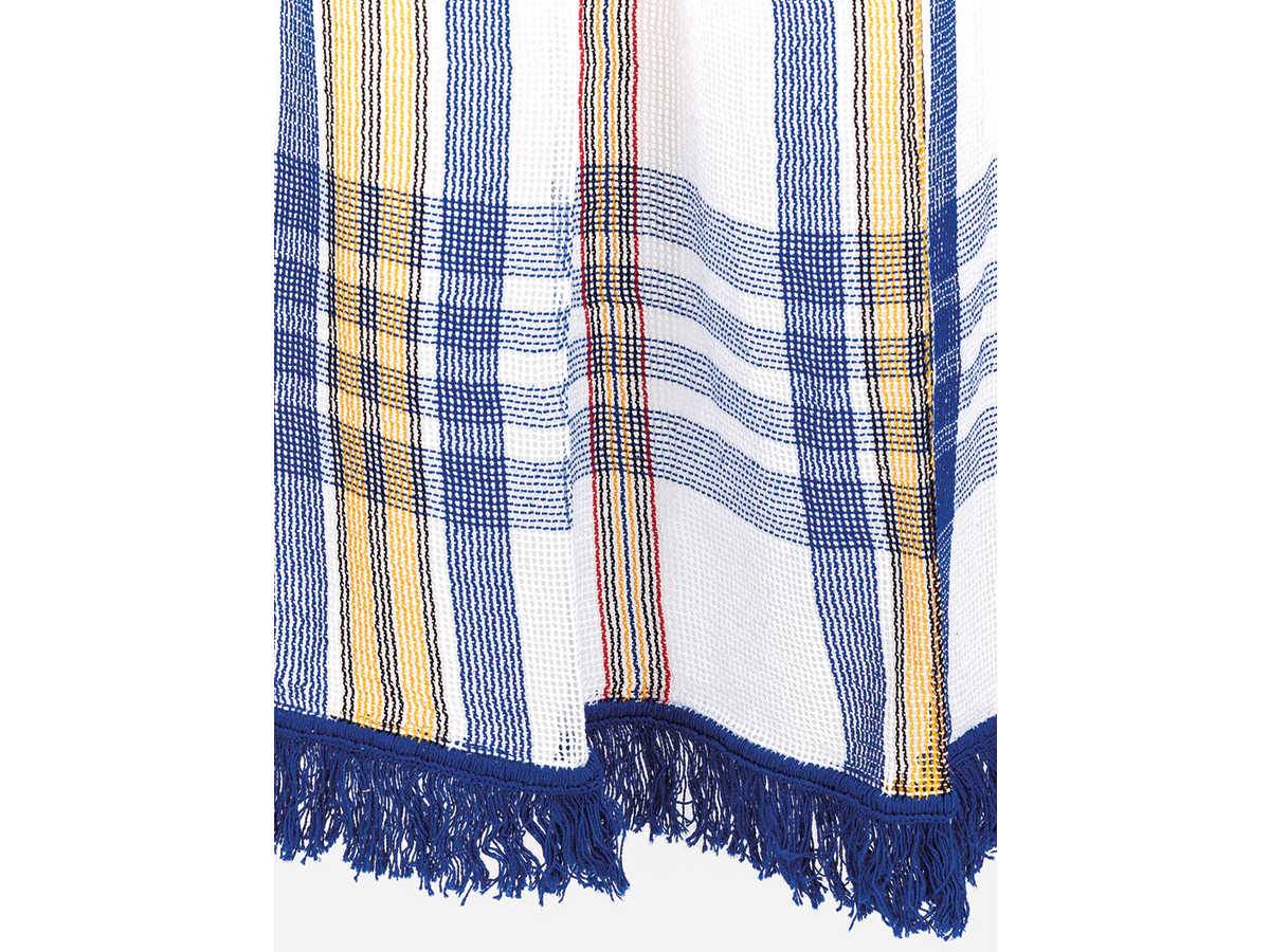 Morel - Rideau de porte moustiquaire en toile multicolore Bleue 140 x 225 cm - Morel - Imagen 2