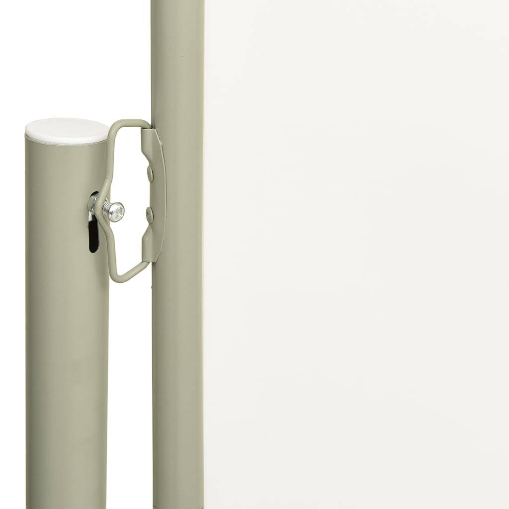 Helloshop26 - Auvent paravent store brise-vue latéral rétractable de patio jardin terrasse balcon protection visuelle écran 160 x 300 cm crème - Imagen 2