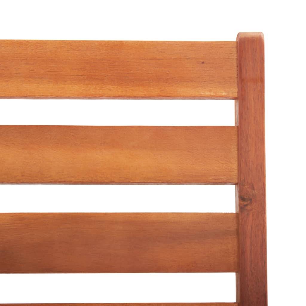 Chaises de jardin lot de 2 bois d'acacia naturel 56 x 62 x 92 cm - PANGIVO - Image 6