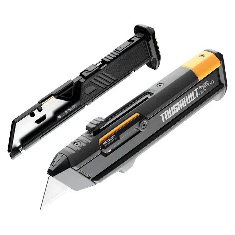 Cutter avec 2 chargeurs de 10 lames- TOUGHBUILT - TB-H4S2-03 - Imagen 1