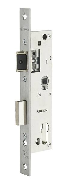 Boitier de serrure à cylindre profilé L45/A30/EA70 THIRARD réversible têtière INOX sans gâche / sans rouleau - 00015730 - Imagen 1