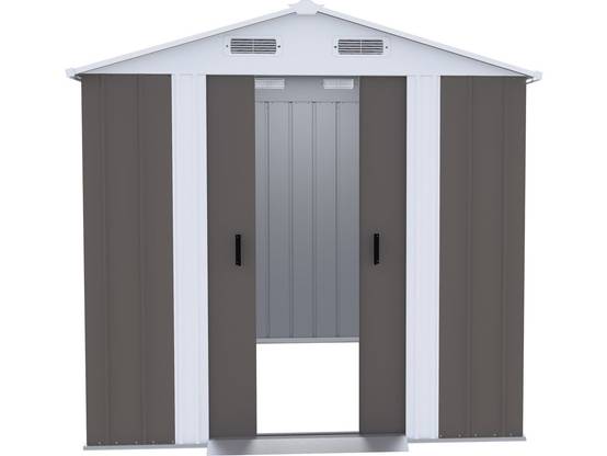 Habitat Et Jardin - Abri De Jardin Métal "dallas" - 4,12 M² - Taupe -habitat Et Jardin - Image 4