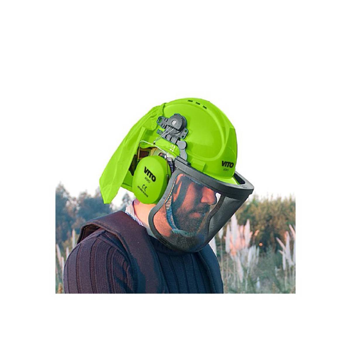 Casque de sécurité Espaces Verts et Jardin SNR 21DB haute protection VITO - Imagen 4