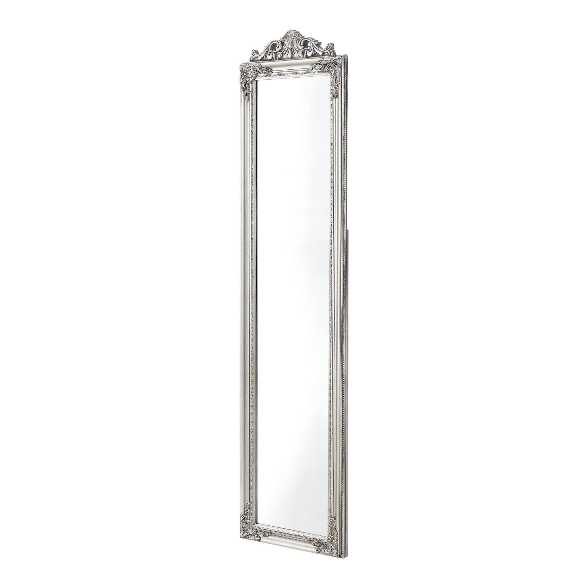 Helloshop26 - Miroir sur pied inclinable 160 x 40 cm argenté - Imagen 2