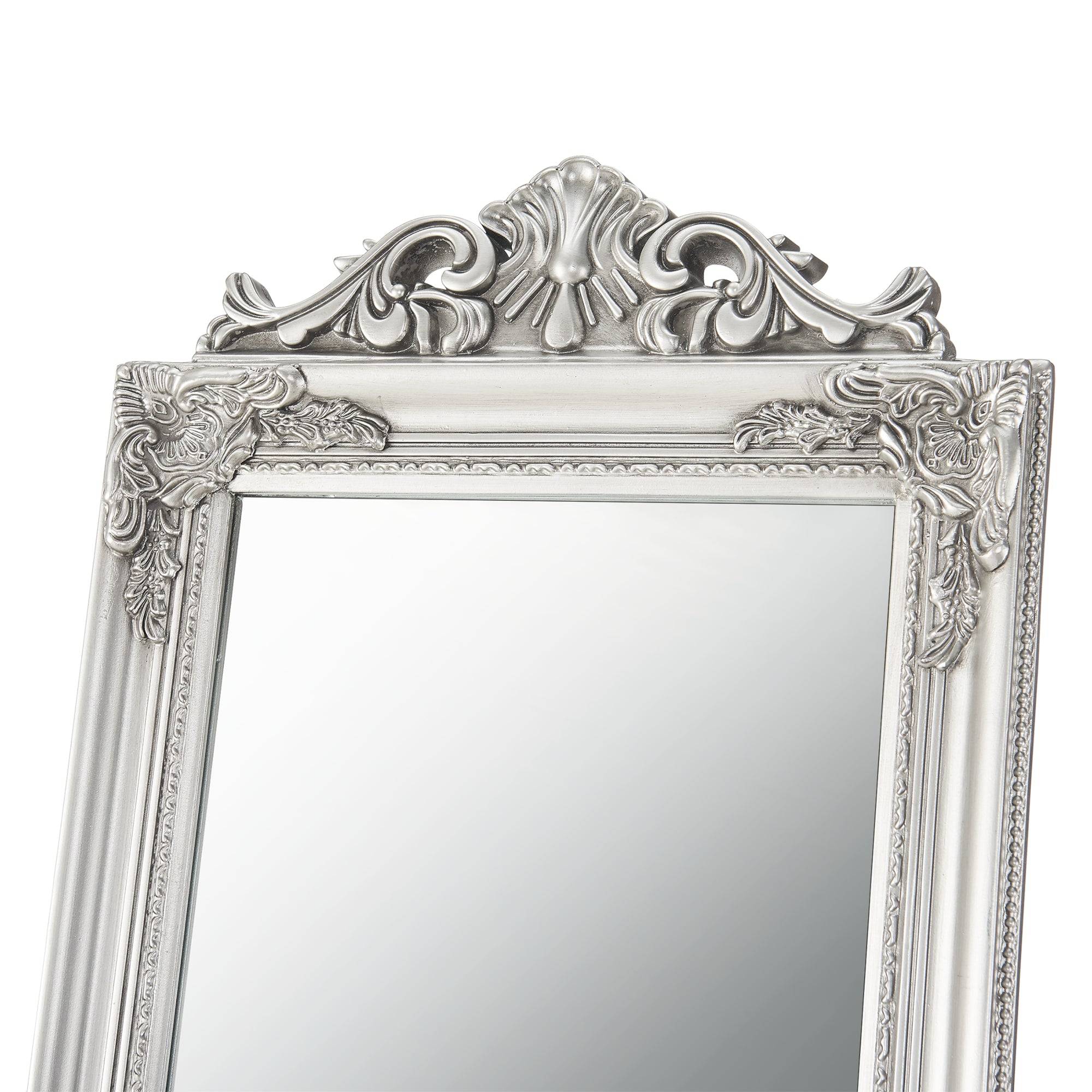 Helloshop26 - Miroir sur pied inclinable 160 x 40 cm argenté - Imagen 5