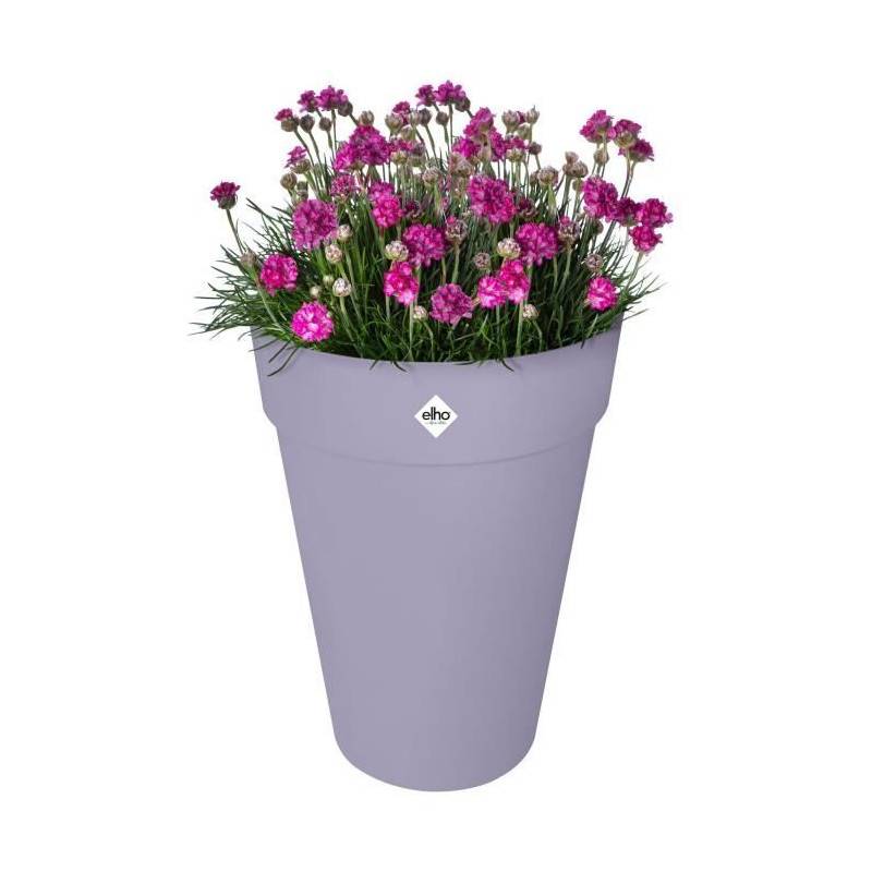 Elho - Pot De Fleur - Elho - Loft Urban Rond - Haut 35 - Violet - L 34 X B 33.5 X H 45 Cm - Extérieur - 100% Recyclé - Image 5