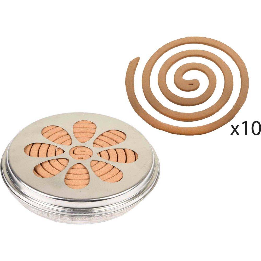 Esschert Design - Spirales citronelle dans brûleur en métal (Lot de 6) Lot de 6 - Imagen 3