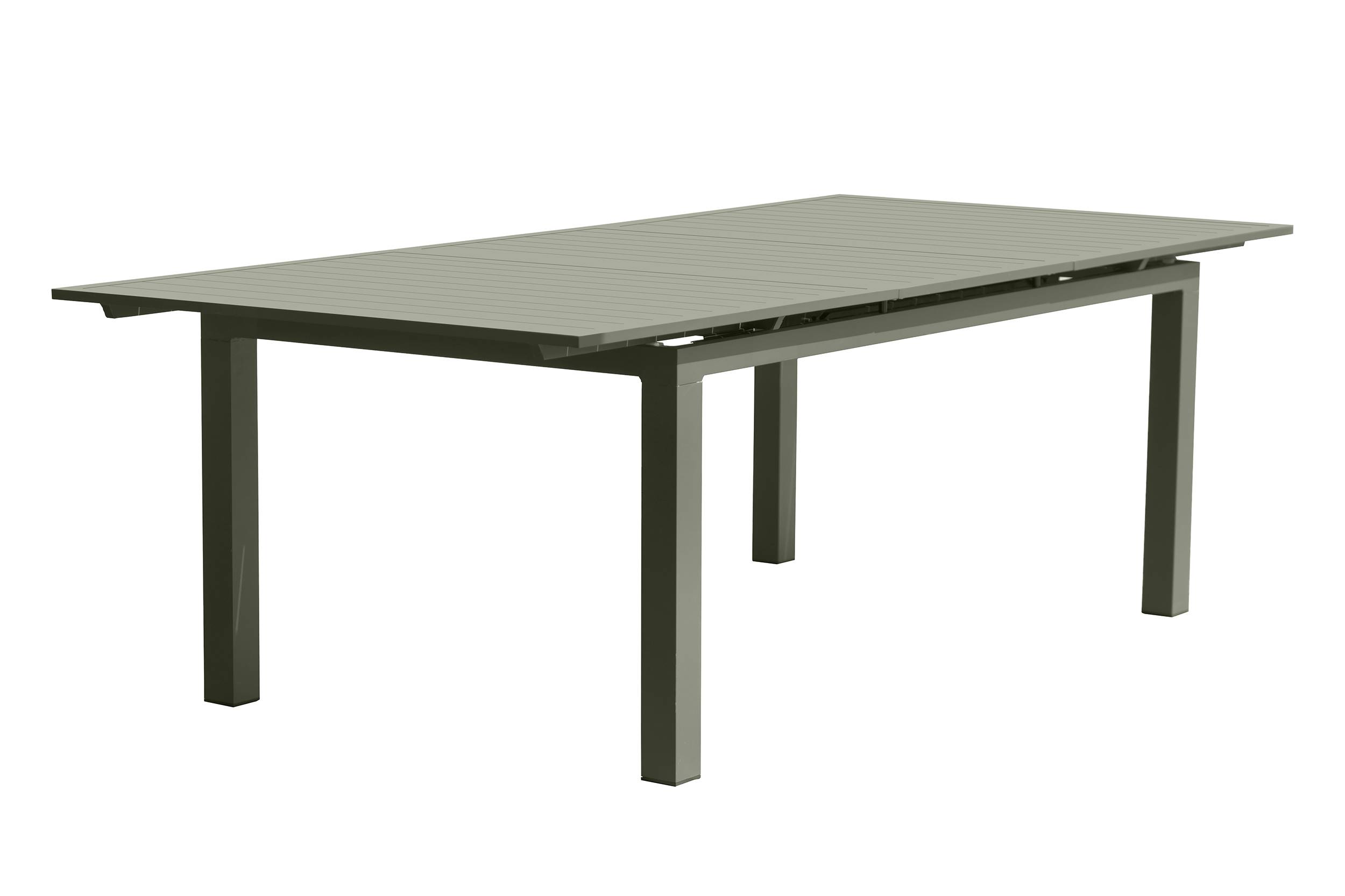 Dcb Garden - Table de jardin MIAMI 240/300 cm en aluminium kaki - DCB GARDEN - Imagen 5