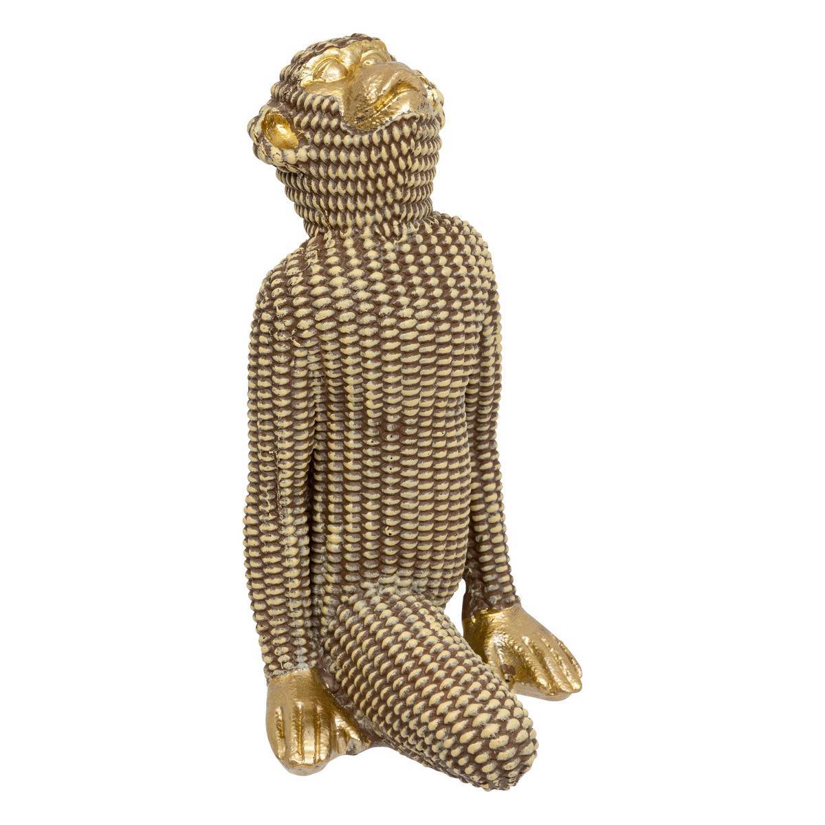 Atmosphera - Statue singe yoga H18cm - Atmosphera Créateur d'intérieur - Imagen 4
