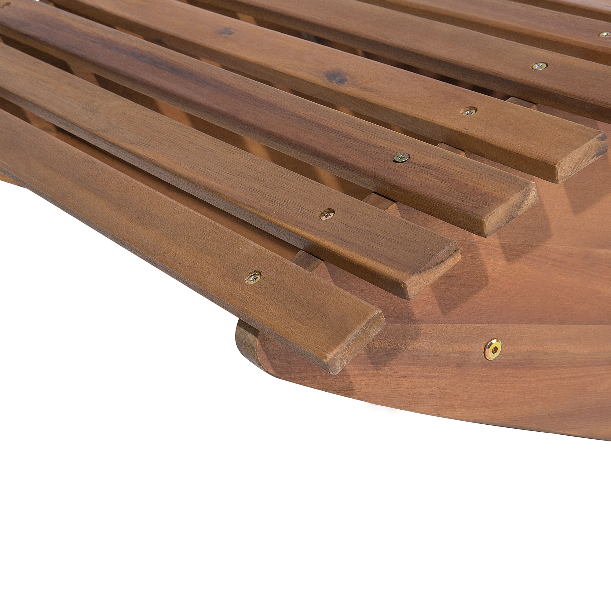 Beliani - Bain de Soleil Chaise Longue de Terrasse en Bois d'Acacia Couleur Naturelle Résitant et Durable Fonction Bascule et Design Moderne Beliani - Imagen 7