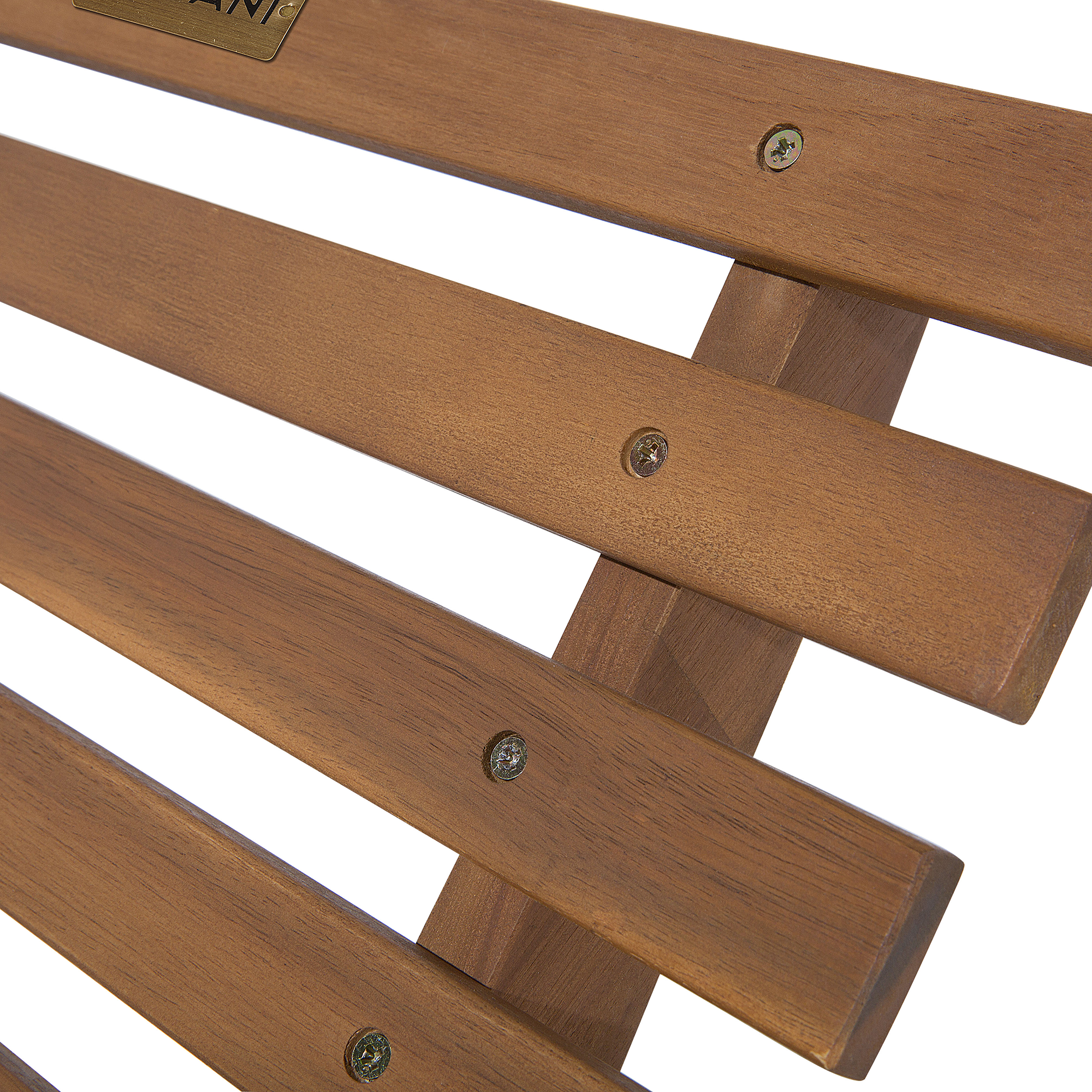 Beliani - Bain de Soleil Chaise Longue de Terrasse en Bois d'Acacia Couleur Naturelle Résitant et Durable Fonction Bascule et Design Moderne Beliani - Imagen 8