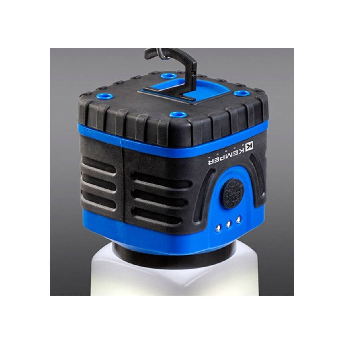Lampe de camping Torche LED Autonomie 4H Faisceau 80m 30 Lumens IP54 KEMPER - Imagen 3
