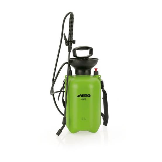 Pulvérisateur 5L lance 60cm poignée tuyau 1.20m pression manuelle Spray et Jet VITO - Image 5