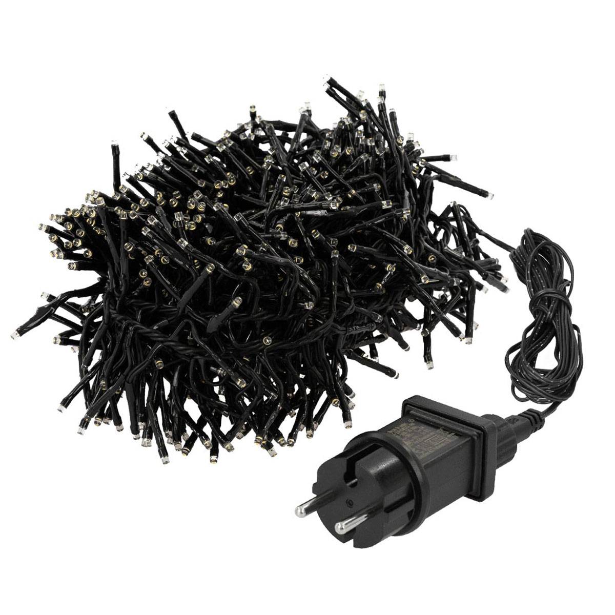 Ecd-Germany - Guirlande de Noël lumineuse 768 LED blanc chaud 5,5 m IP44 intérieur/extérieur - Imagen 1