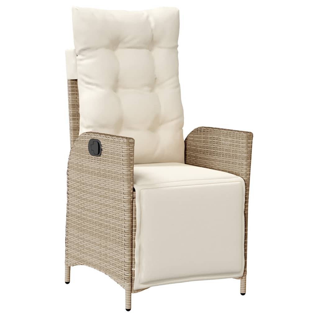 Prolenta Premium - Chaises de jardin rotin beige  57 x 61 x 93 cm  - Prolenta premium p3142.2 - Image 4