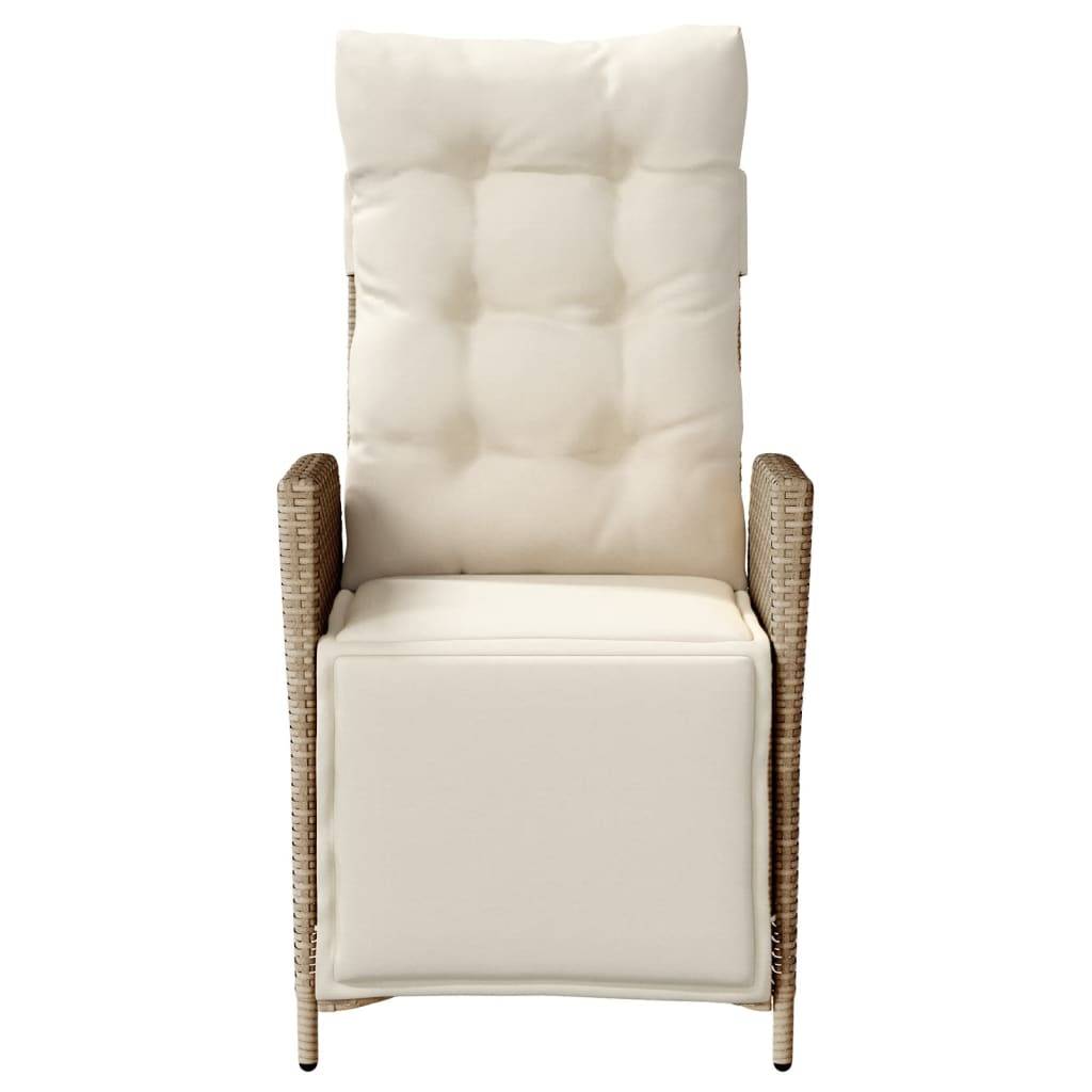 Prolenta Premium - Chaises de jardin rotin beige  57 x 61 x 93 cm  - Prolenta premium p3142.2 - Image 5