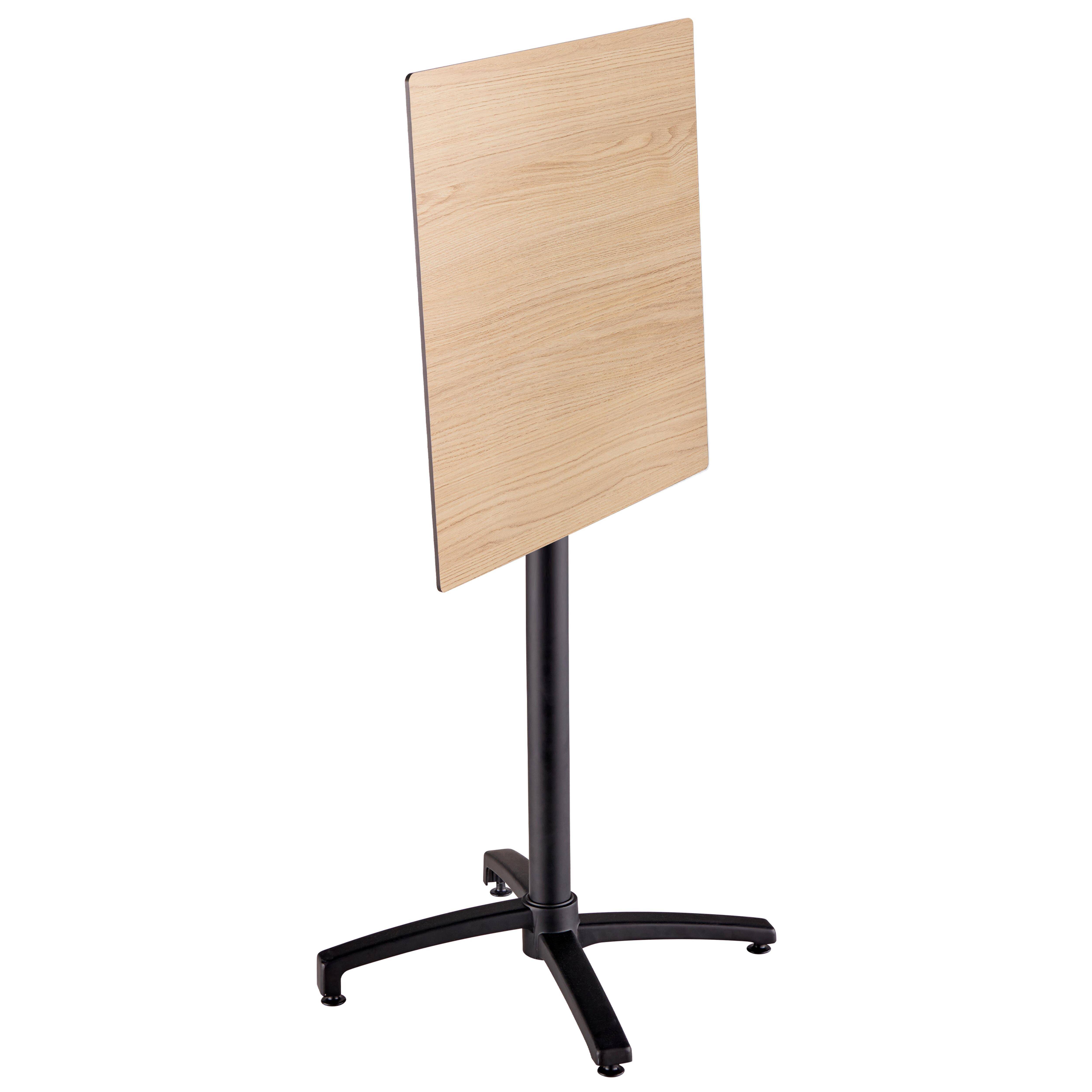 Oviala - Pied pour table avec système inclinable 108 cm en aluminium noir Klipo Klipo - Oviala - Imagen 4