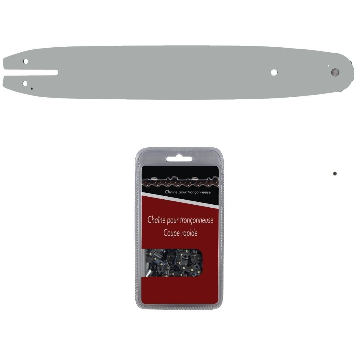 Gt Market - Guide 30 cm (12 pouces) + chaîne 44 maillons - Compatible tronçonneuses STIHL MS 170, 171 et 180 - GT MARKET - Imagen 1