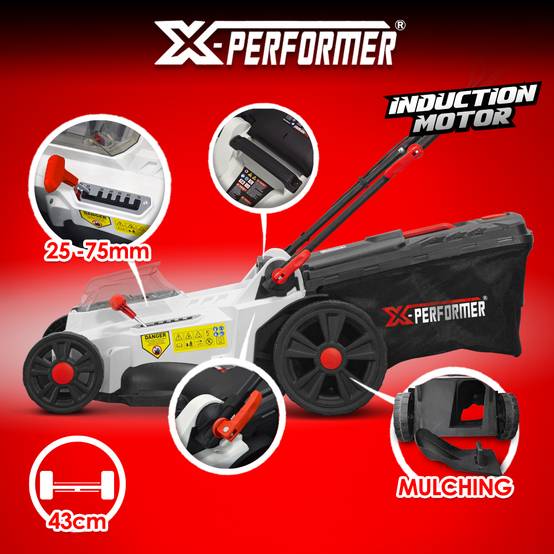 Tondeuse rechargeable 2 x 20V max 43 cm livrée sans batterie - X-Performer - Image 3