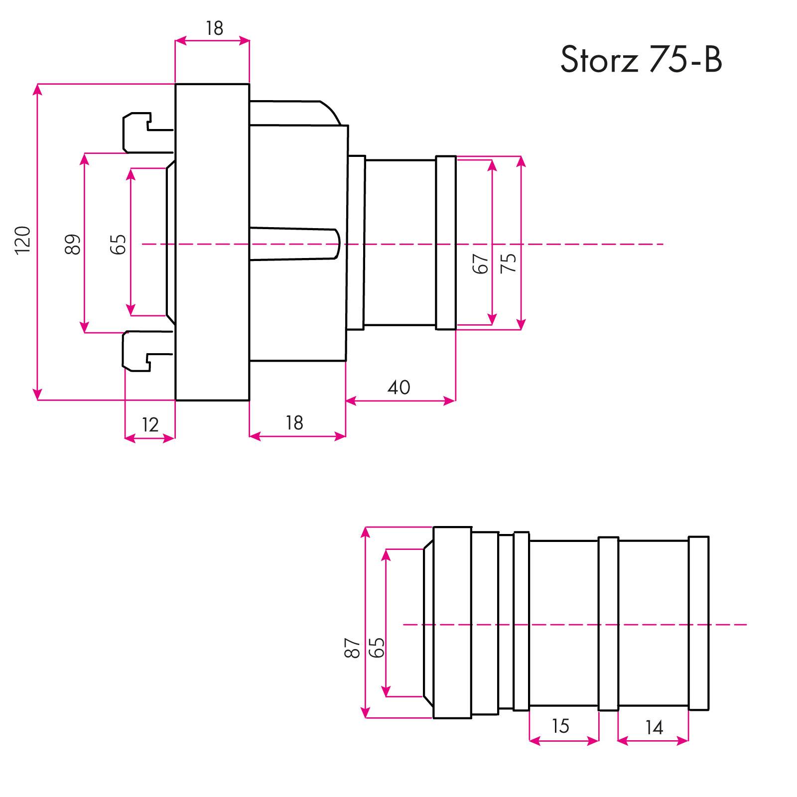 EBERTH 3" Tuyau de refoulement, Tuyau plat avec raccord Storz, longueur 30m, diamètre 3 pouce, Tuyau d'incendie, Storz 75-B - Image 6