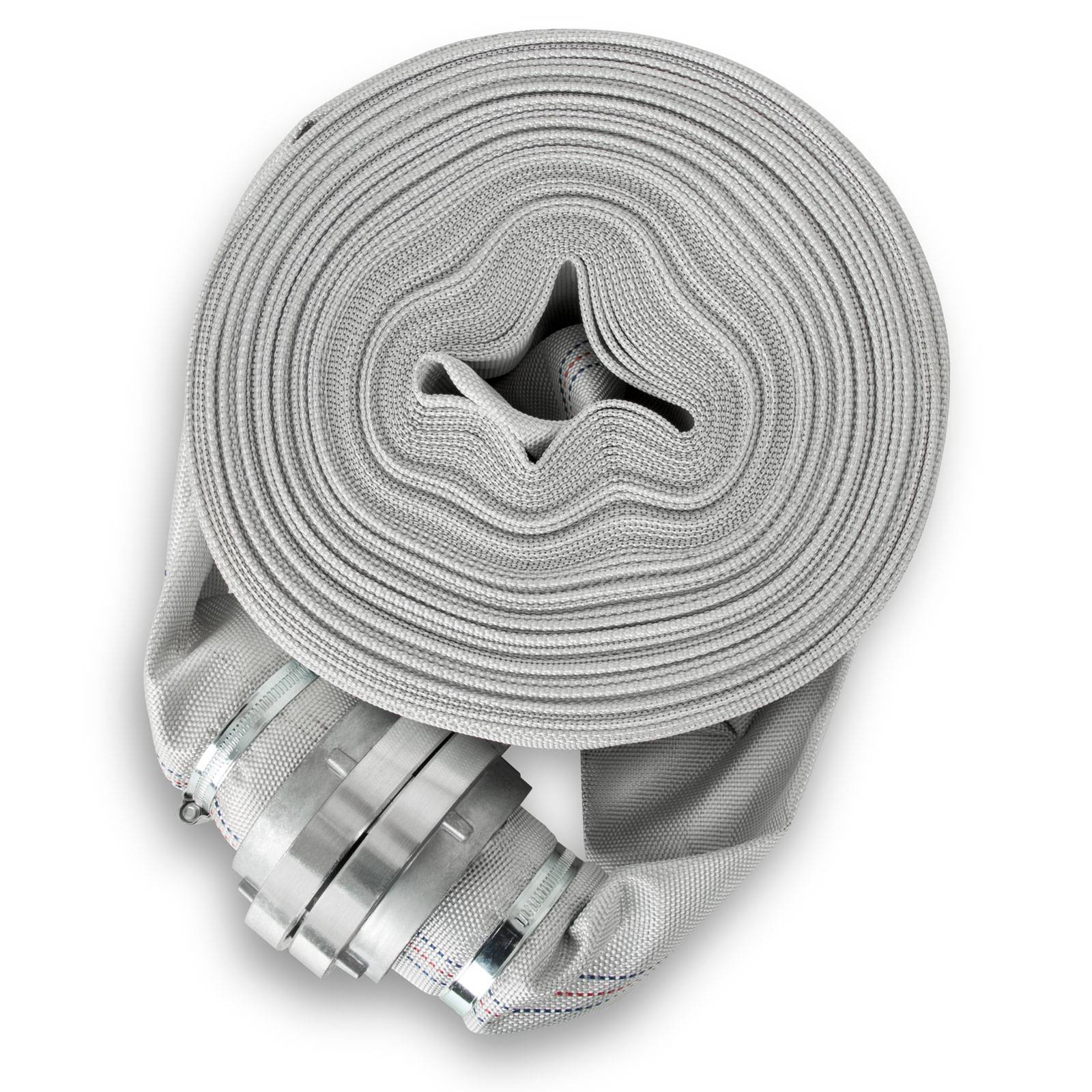 EBERTH 3" Tuyau de refoulement, Tuyau plat avec raccord Storz, longueur 30m, diamètre 3 pouce, Tuyau d'incendie, Storz 75-B - Image 4