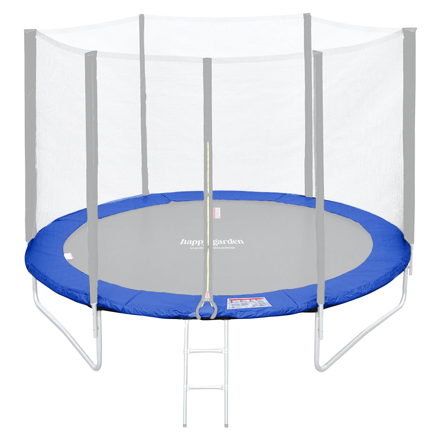 Matelas de protection réversible pour trampoline Ø245cm CANBERRA - vert/bleu - HAPPY GARDEN - Imagen 6