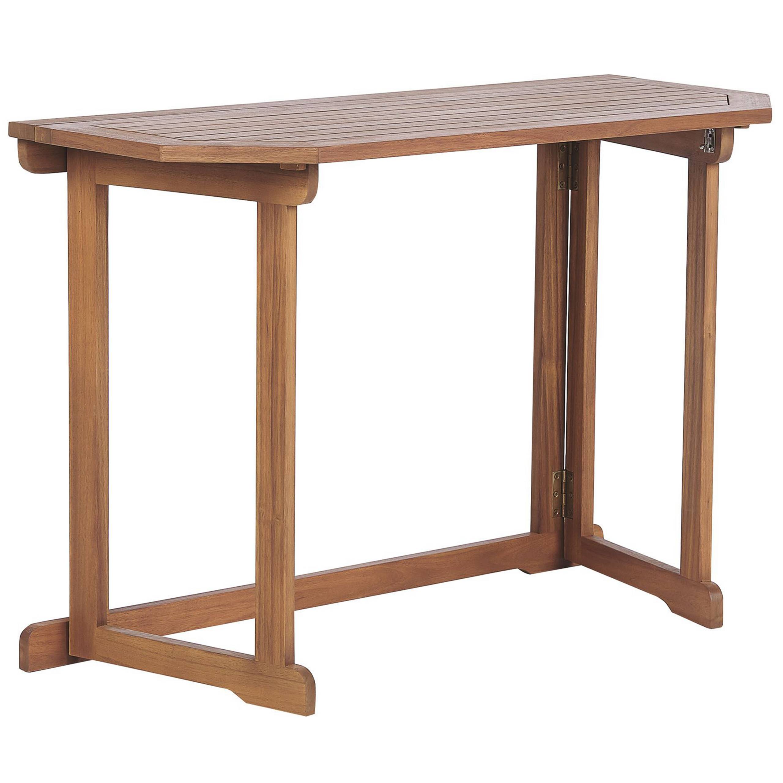 Set de bistrot, 4 Personnes Acacia Marron TREIA - Beliani - Image 8