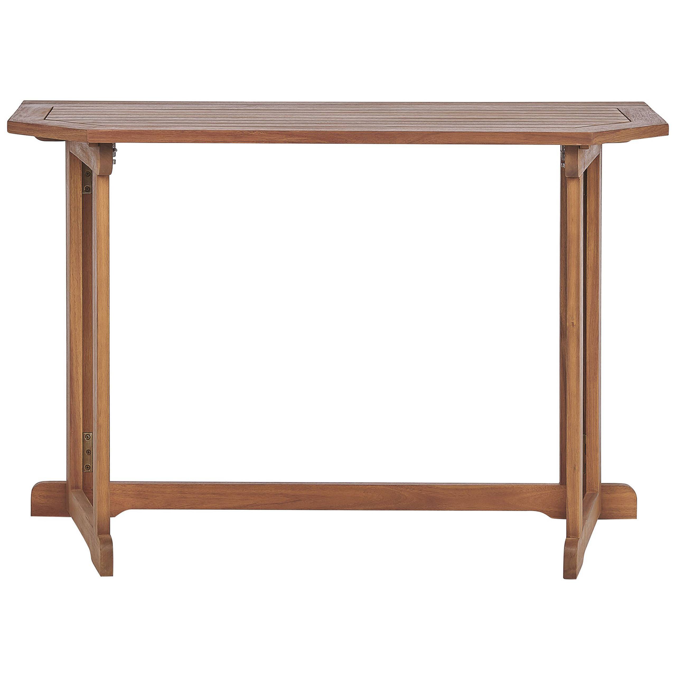 Set de bistrot, 4 Personnes Acacia Marron TREIA - Beliani - Image 7