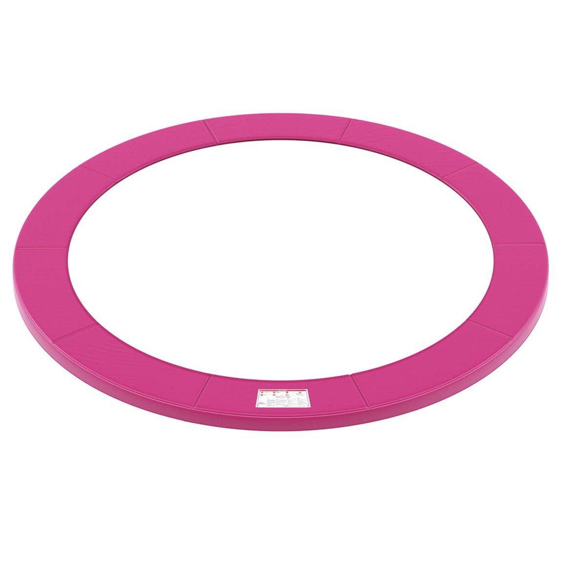 Helloshop26 - Coussin de sécurité de trampoline de remplacement rechange diamètre 366 cm résistant aux rayons uv anti-déchirure taille standard rose - Imagen 1