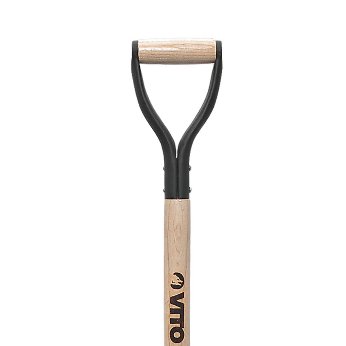 Pelle de jardin carrée acier trempé Haute qualité Manche en Bois Poignée ergonomique VITO - Imagen 4