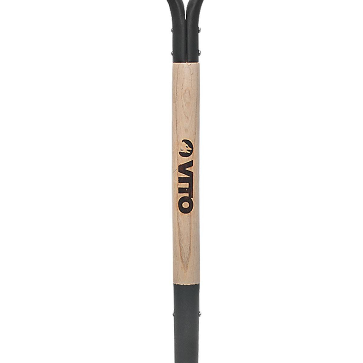 Pelle de jardin carrée acier trempé Haute qualité Manche en Bois Poignée ergonomique VITO - Imagen 3