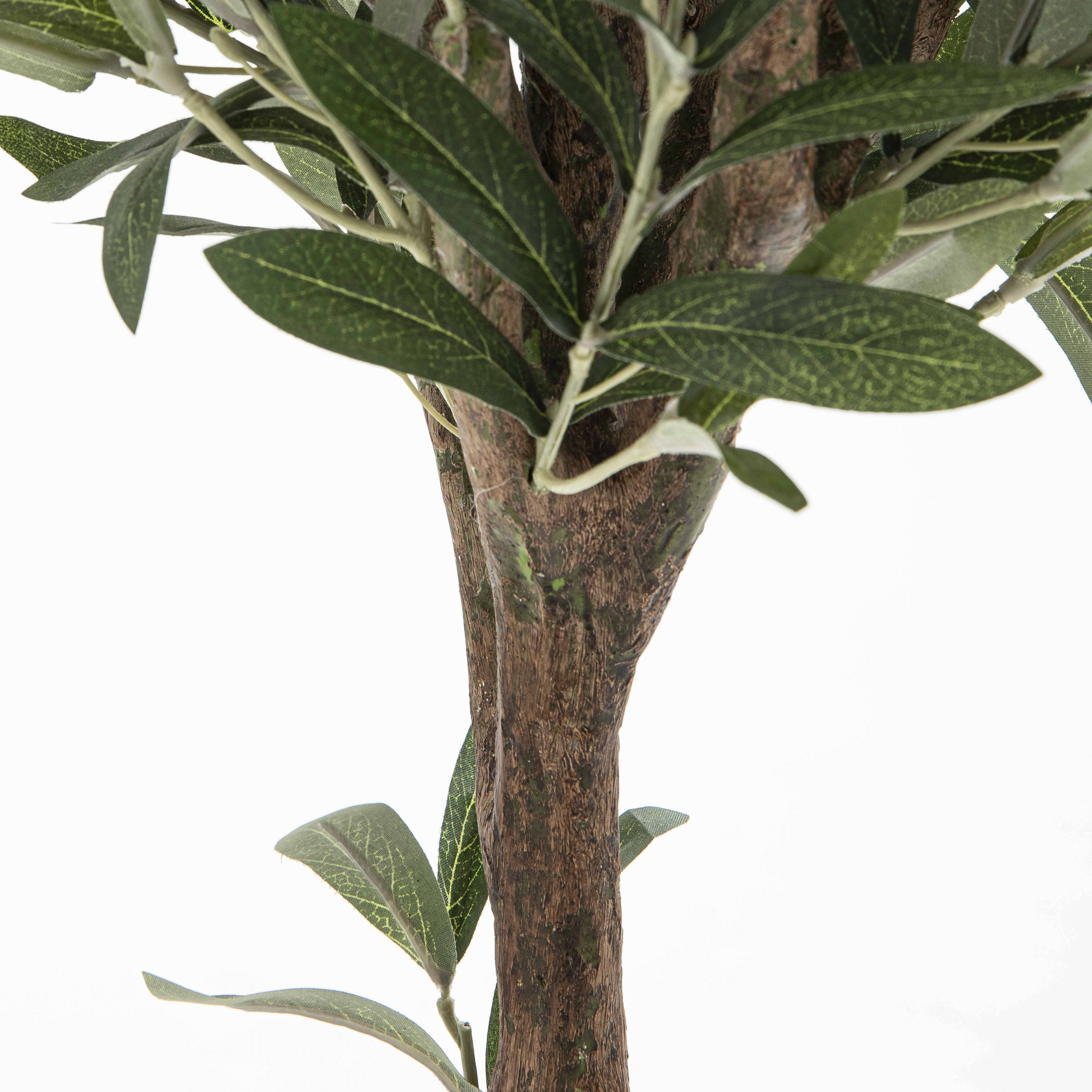 Oviala - Plante artificielle avec pot en pvc vert  - Oviala - Image 1