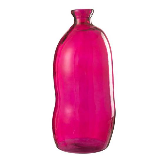 Vase Déco en Verre "Mexican" 73cm Fuchsia - Image 1