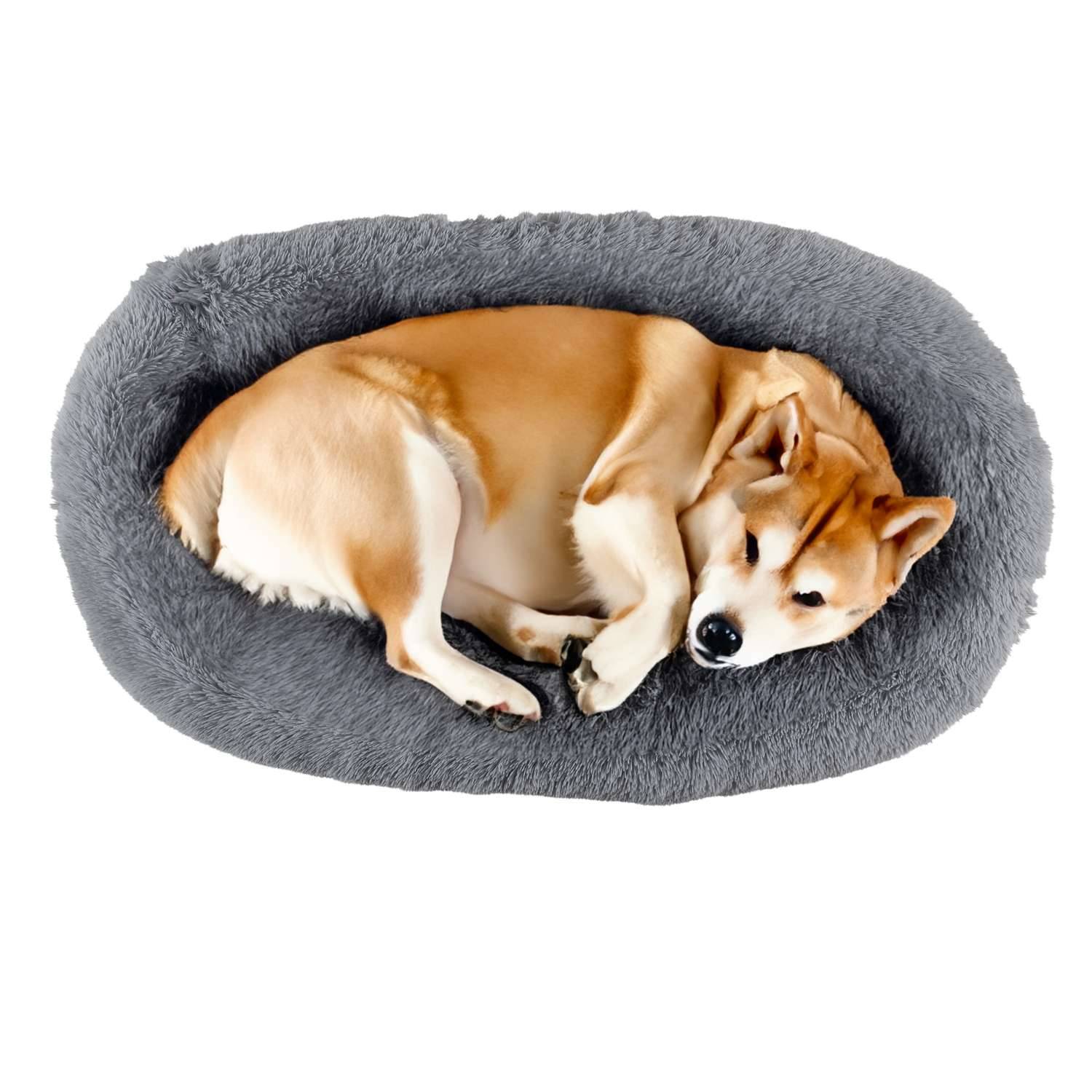 The Concept Factory - Grand panier coussin doux Marley pour chien - Gris - The concept factory - Imagen 2