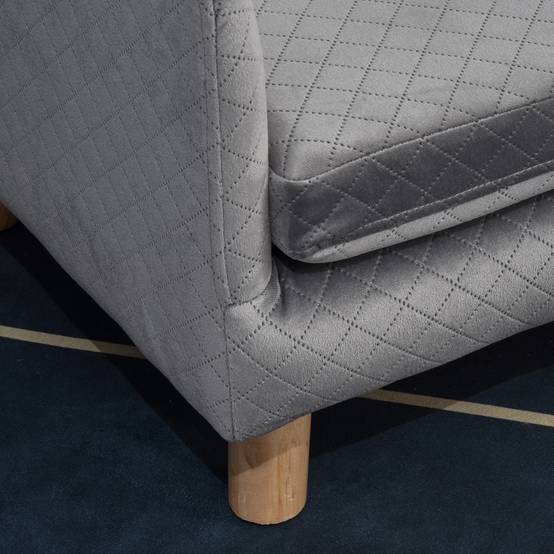 ComfortXL - Canapé lit velours pour chien et chat repos moelleux 64x45x36cm gris - ComfortXL Outdoor Living - Image 10